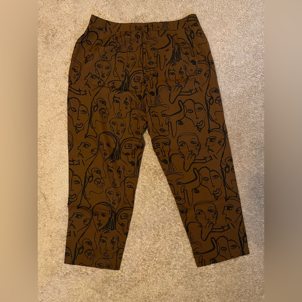Plus figure graphic pants